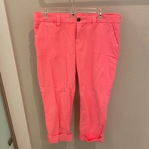 Gap neon pink Capri pant size 8